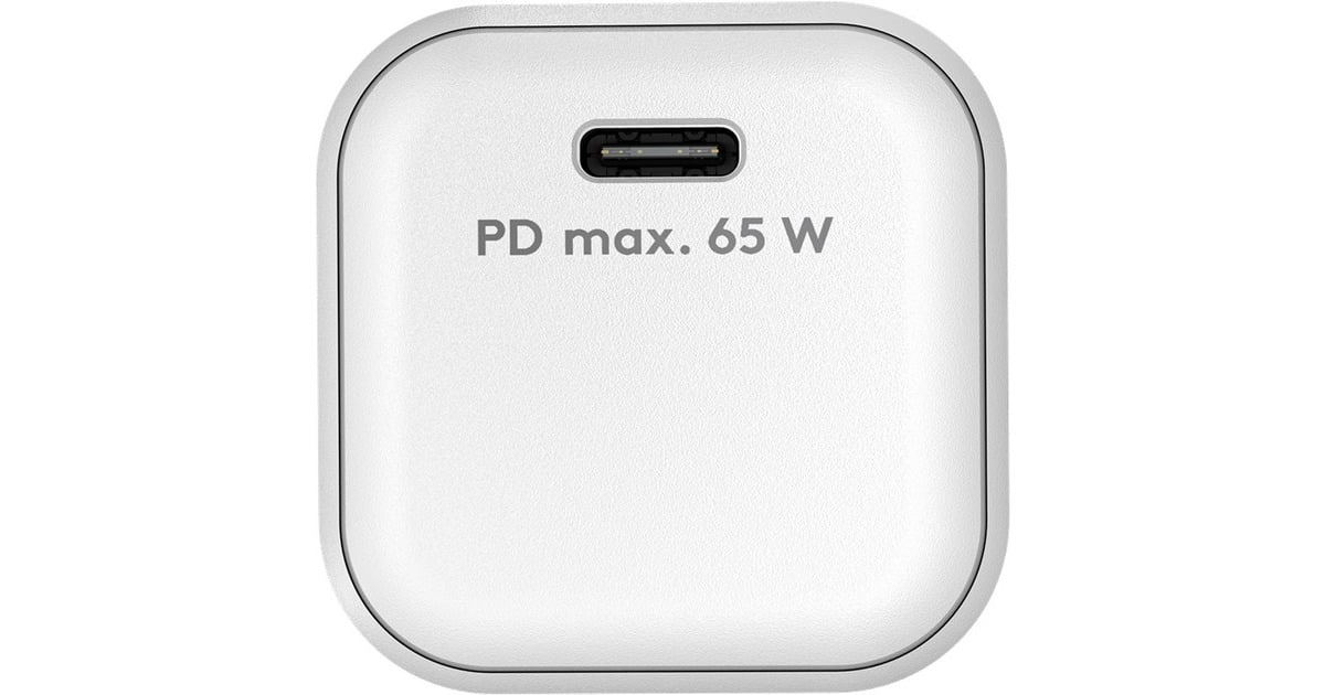 goobayUSB-C PD GaN snellader Nano (65 W)   (Wit, 1x USB-C, Power Delivery 3.0)