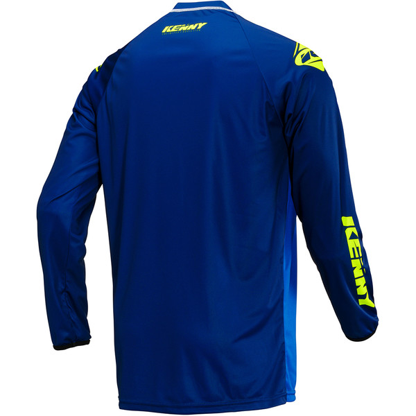 Kenny - Maillot Trial Air Bleu / Jaune