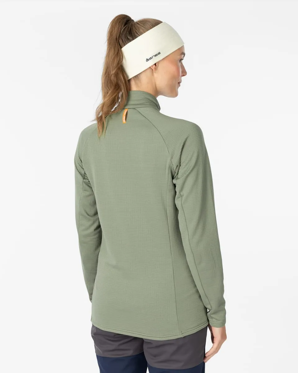 Åsnes Varde Jacket Flece Wmn Olive Grey