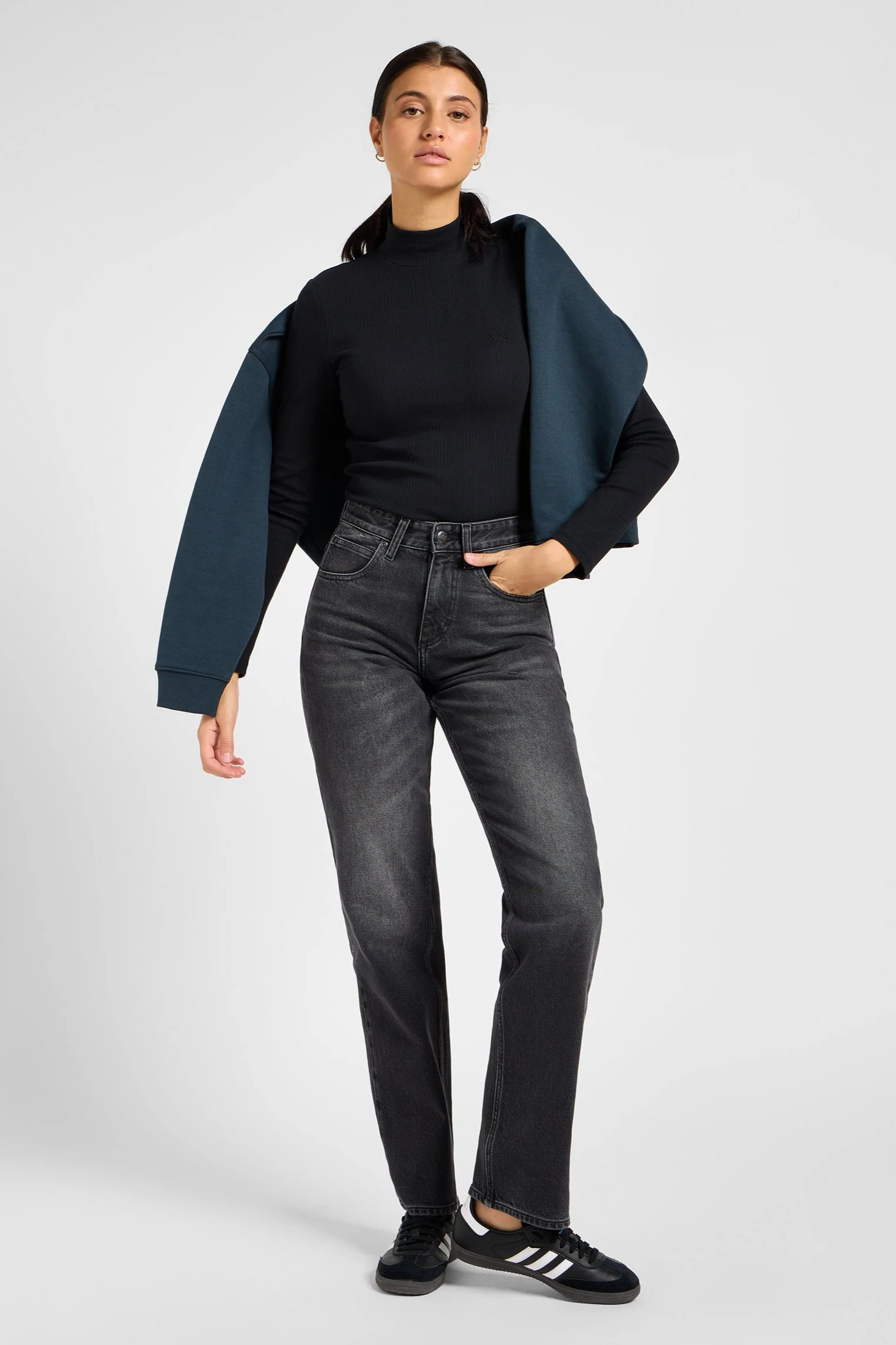 Lee  Rider Classic jeans - Charred Black
