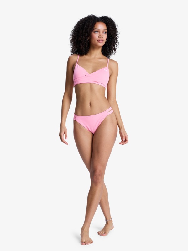 Solid Essentials Classic Bas de bikini Rose Femme