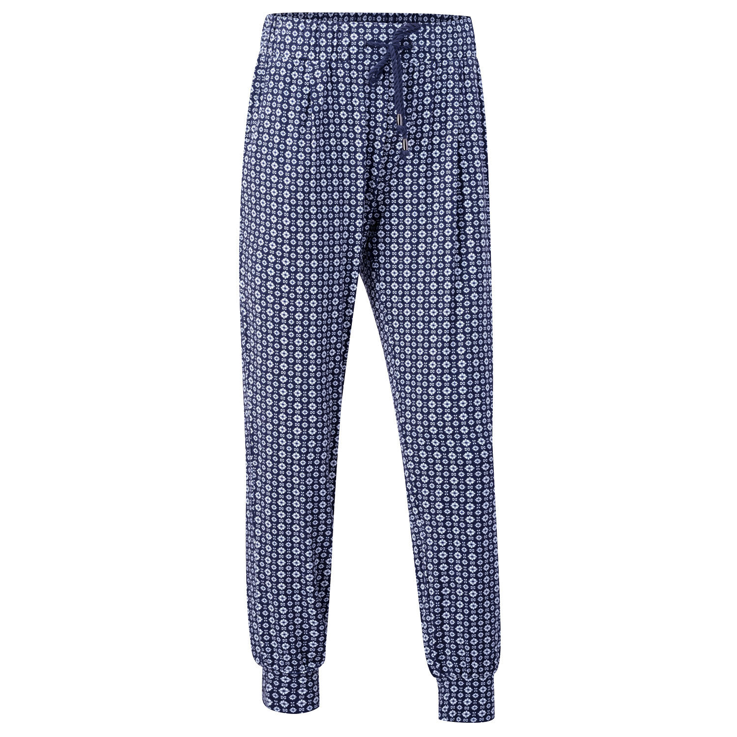 Bedruckte Jerseyhose lang