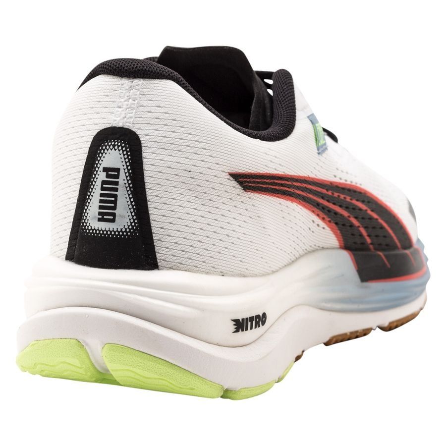 PUMA Chaussures de Running Velocity Nitro 2 First Mile - Blanc/Bleu/Noir Femme