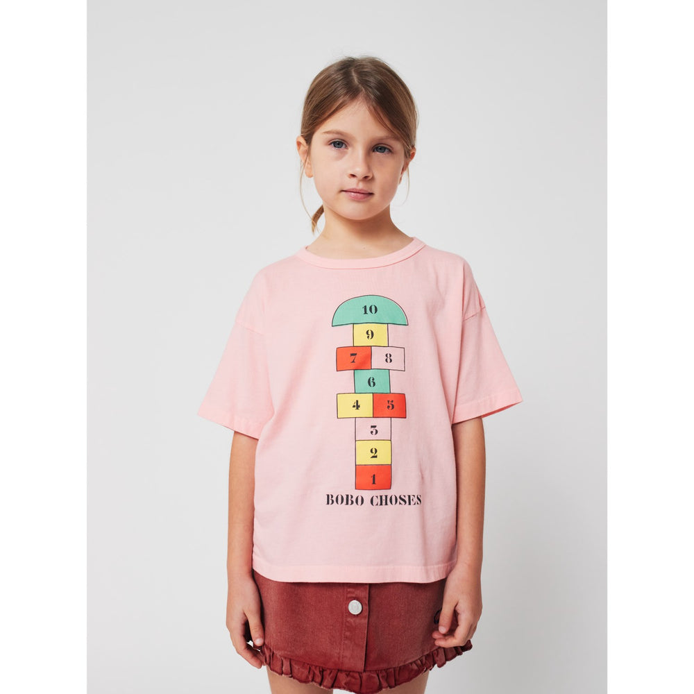Køb Bobo Choses Pink Hopscotch T-Shirt