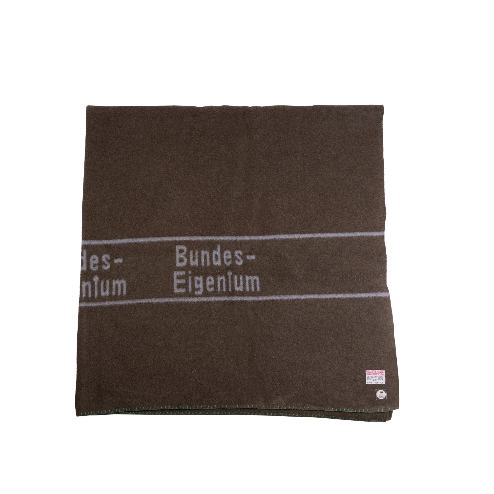 Bundeswehr Original -  BW Wolldecke oliv/braun gebraucht