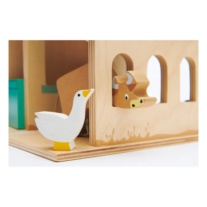 Tender Leaf Toys Ferme en bois et ses accessoires