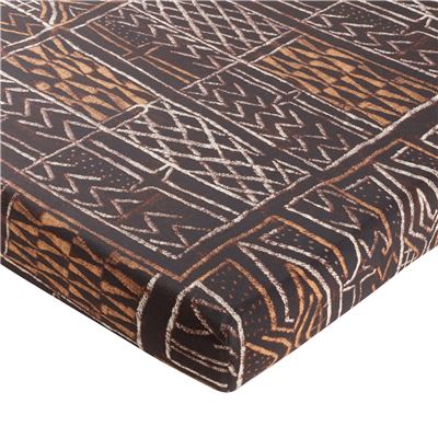 Linge de lit double face motif africain - BECQUET CRÉATION