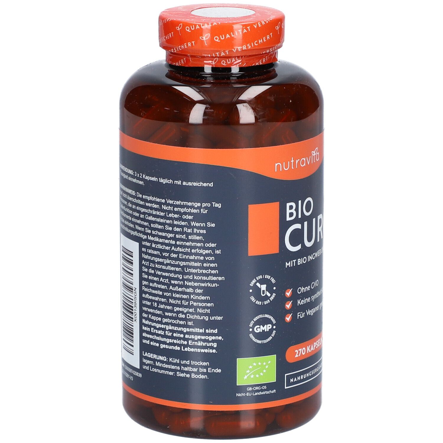 Nutravita Bio Curcuma vegan