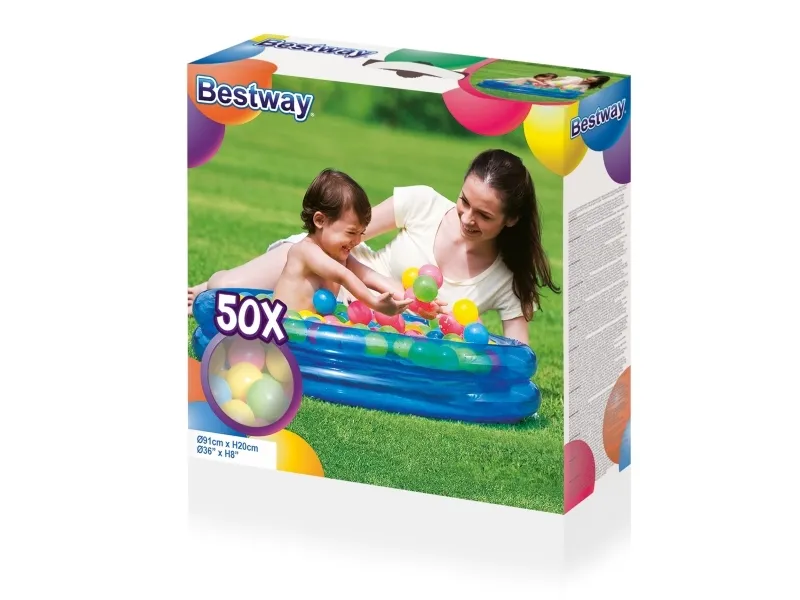 Bestway 51085, 73 L, 2 År, Vinyl, Blå, Lyserød