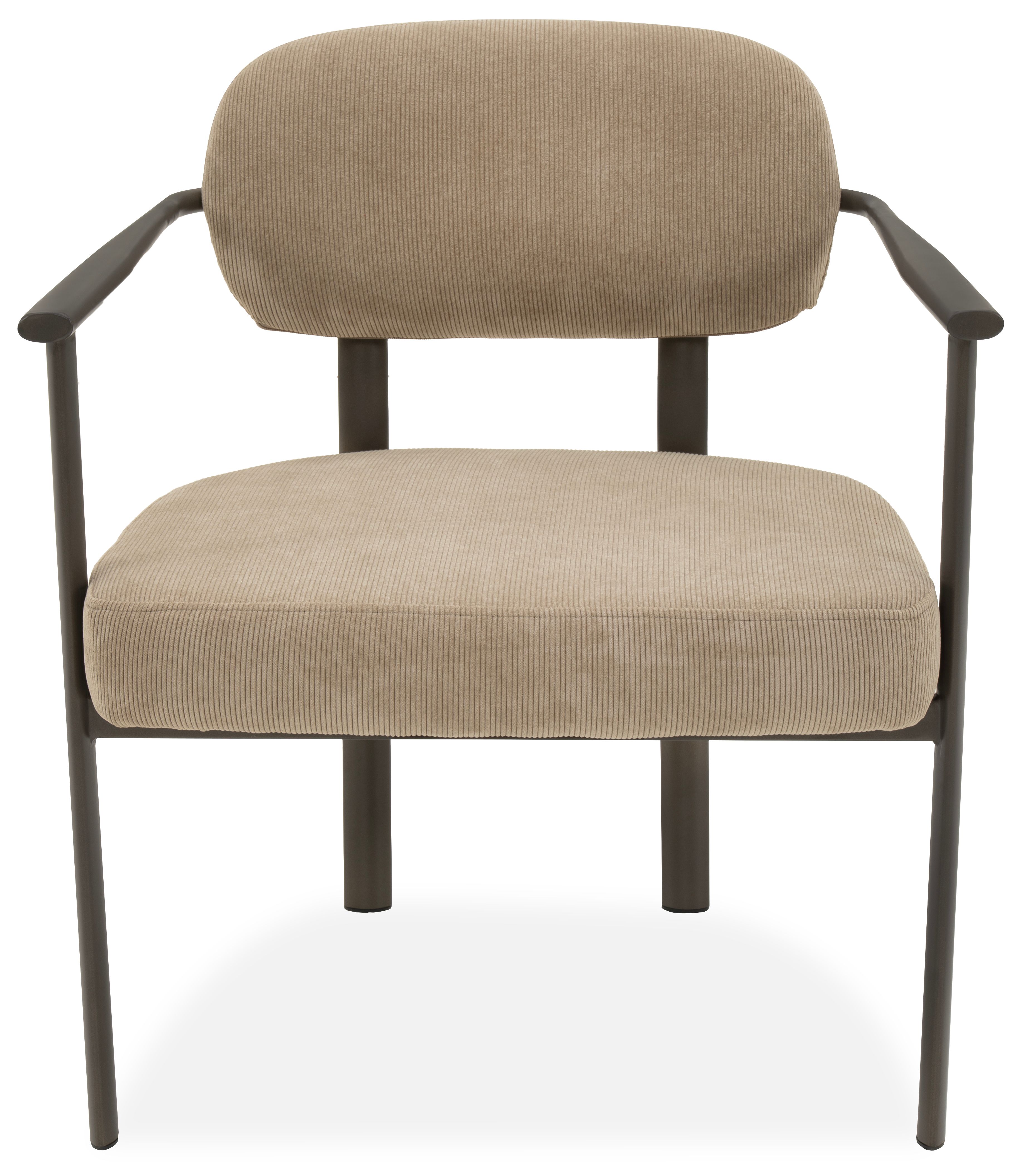 Fauteuil Wave Beige - Anodic Brown Indra B65 x D67 x H75 cm