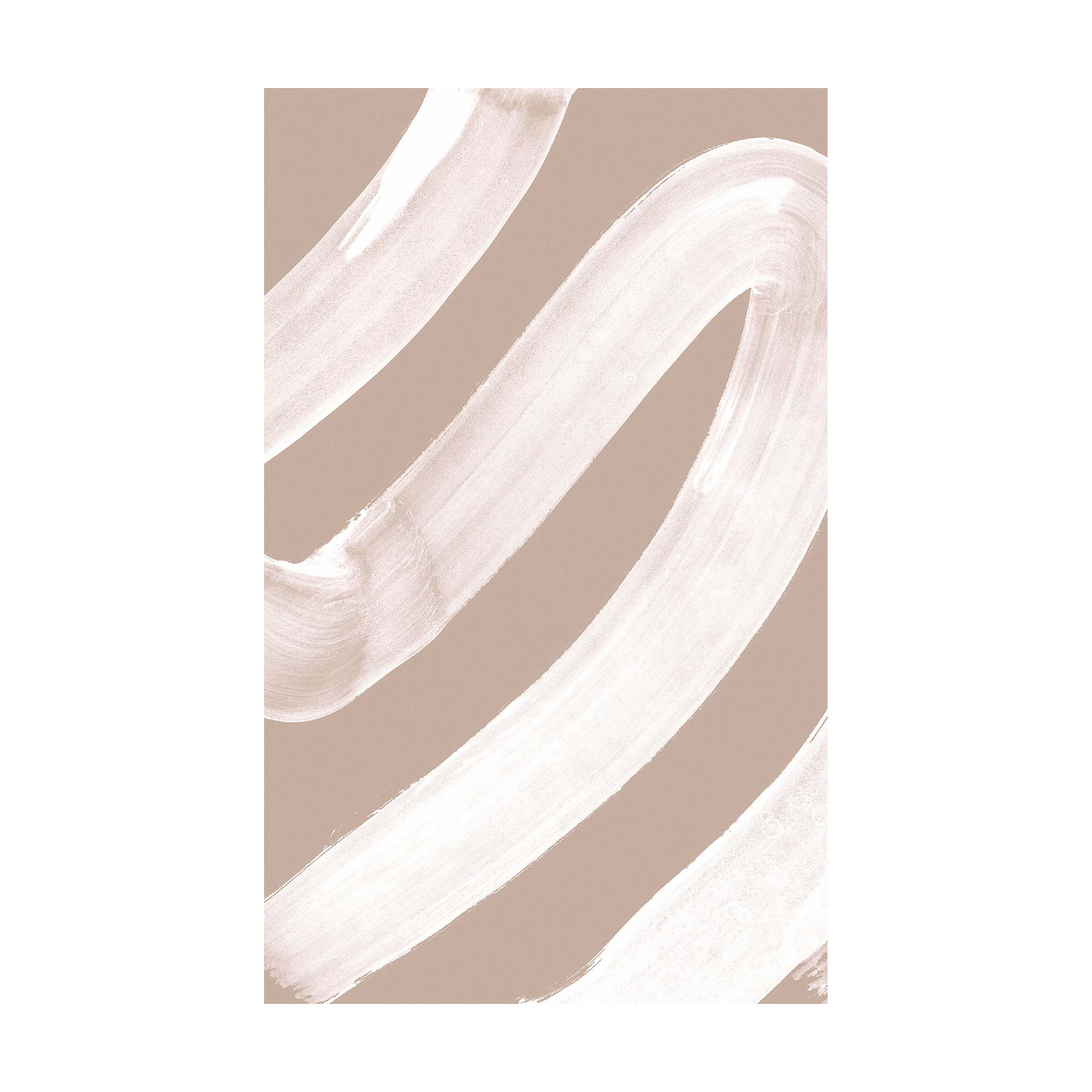 Gerahmtes Bild WHITE CURVE - 20x30 cm