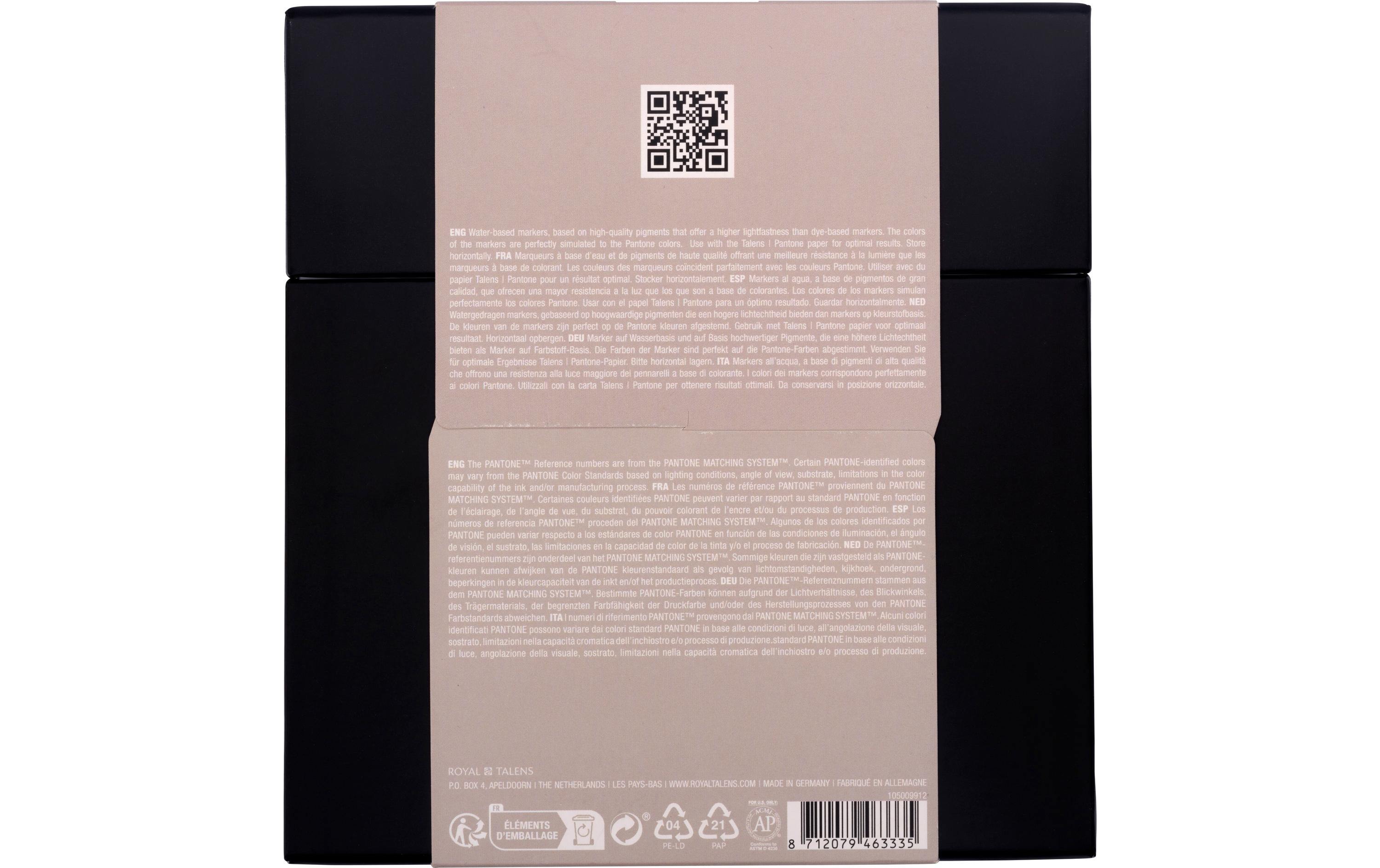 Pantone Marker Set 9x GrauWasserbasierte Marker