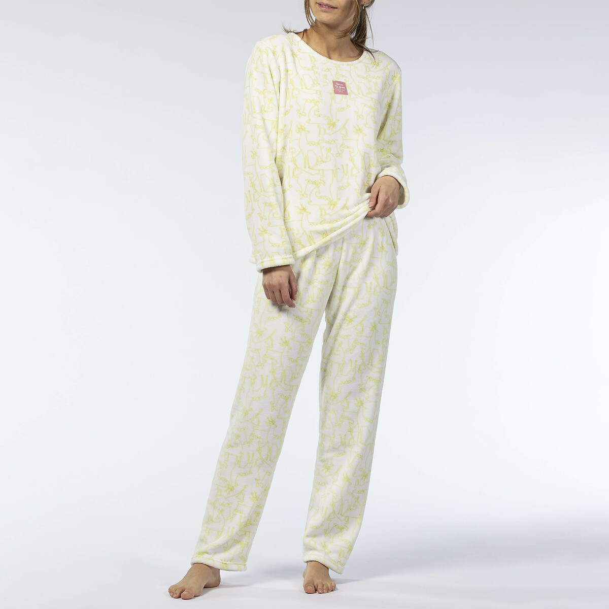 MELISSA BROWN<br>Pijama de manga comprida, muito macio