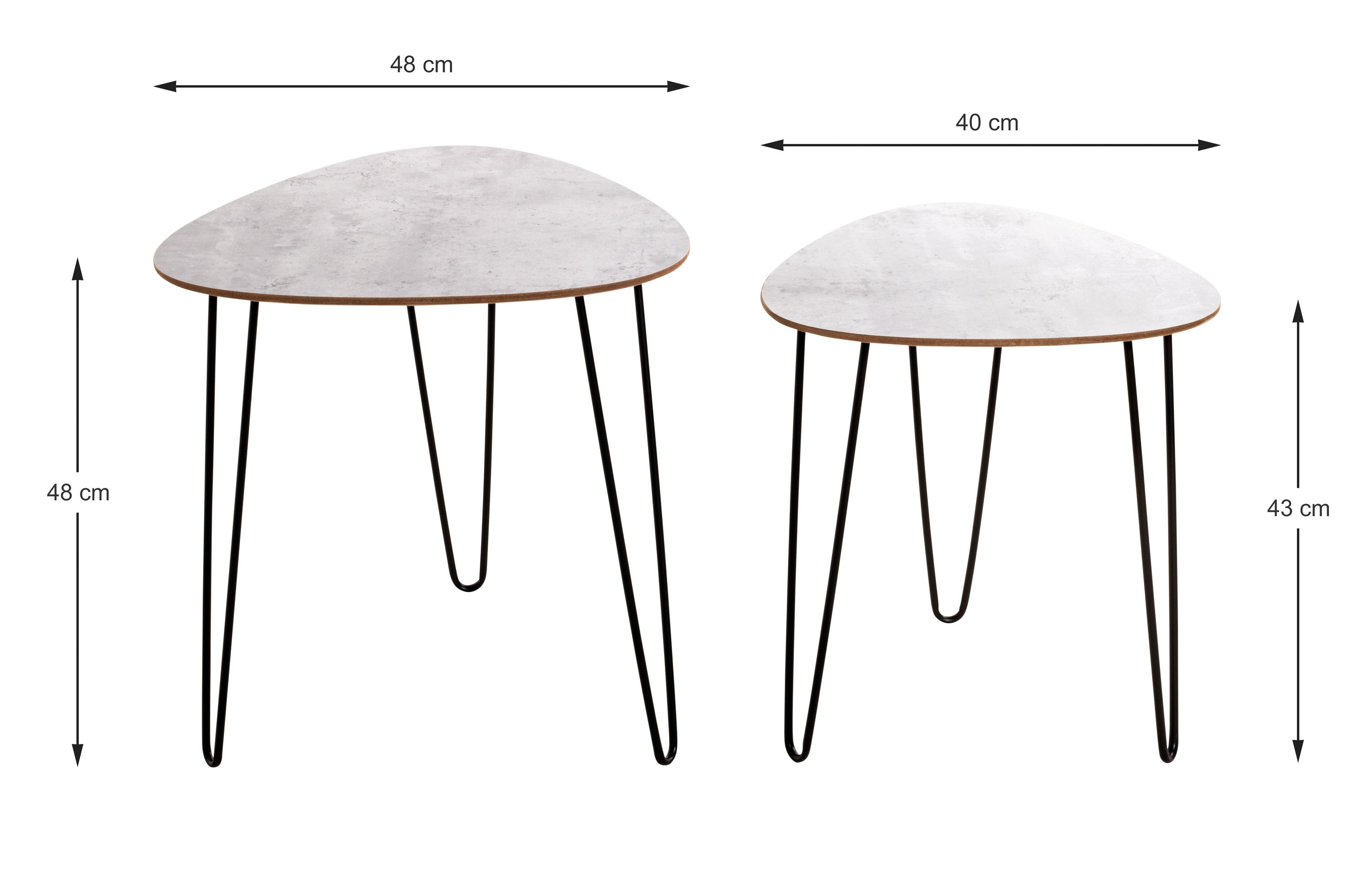 Beistelltisch 2er Set