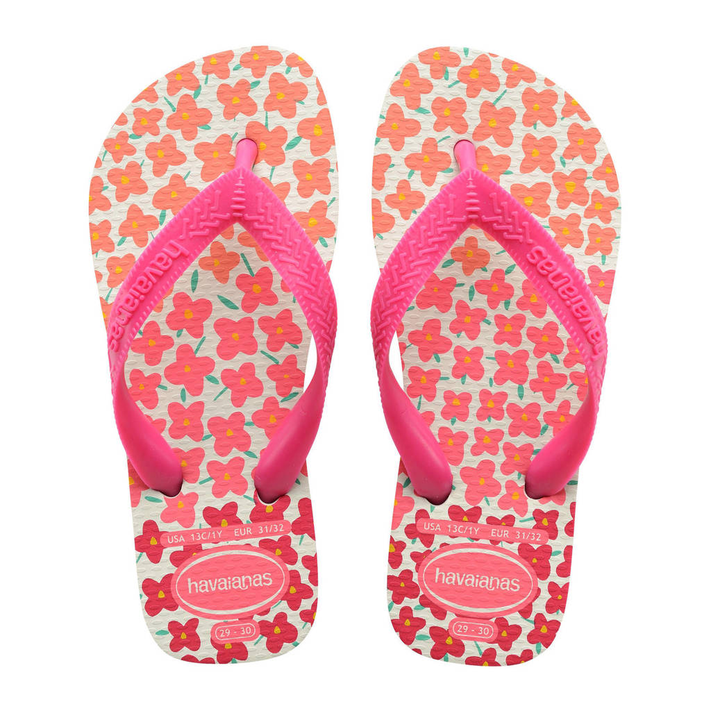 Havaianas Kids Floresteenslippers roze