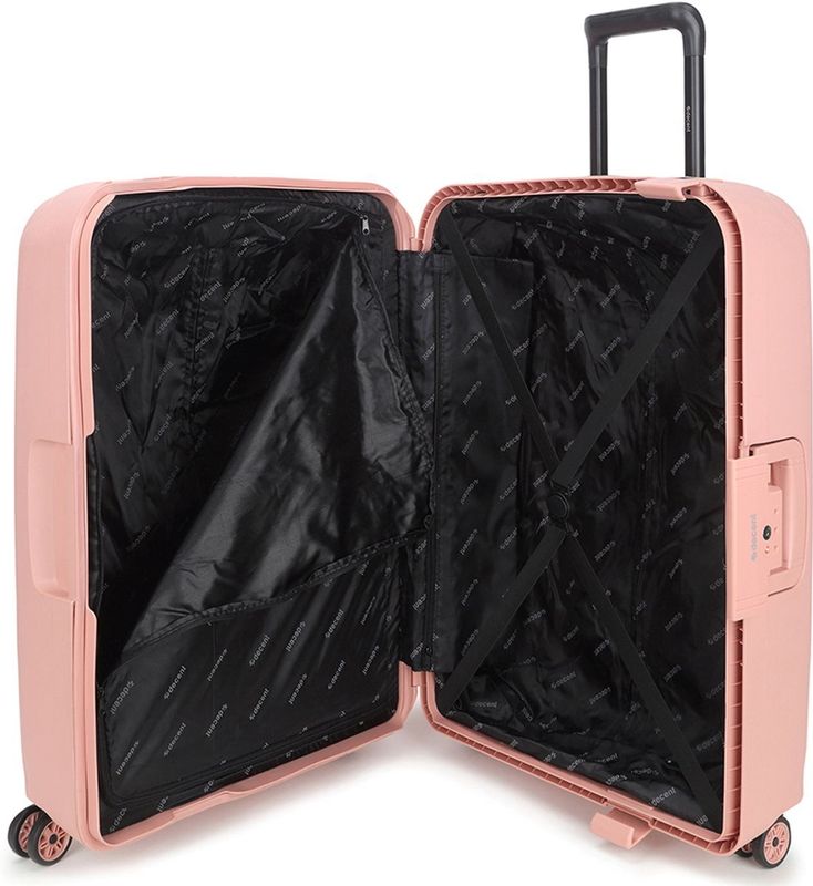 Decent Harde koffer Axiss-Fix 68  - roze