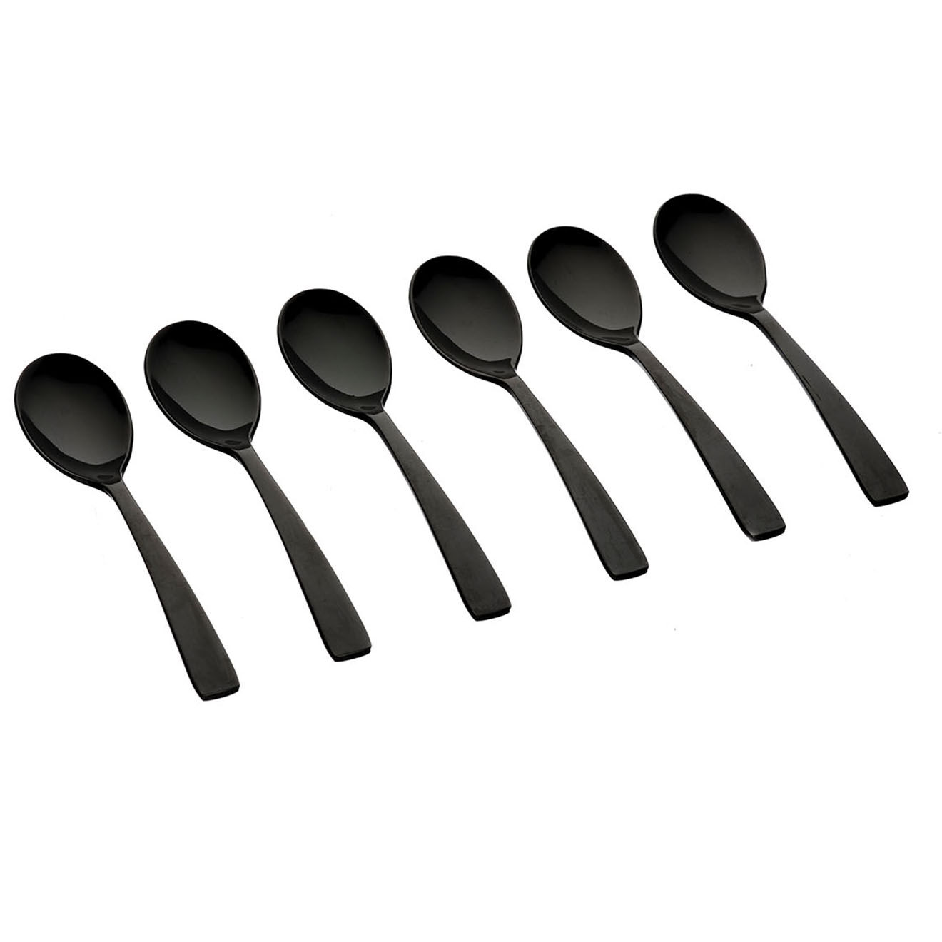 Bjorn 6 Petites cuillères Oglu noires