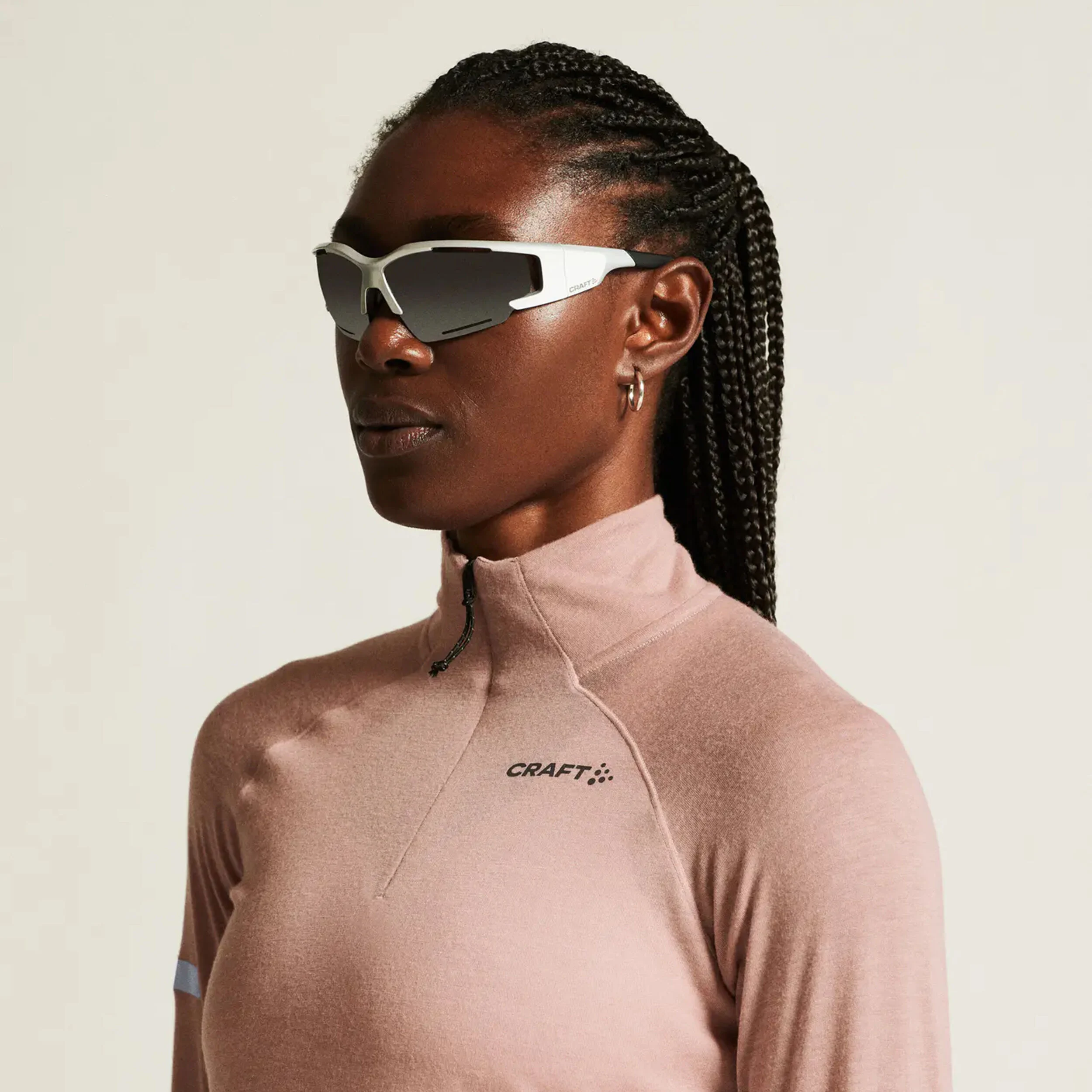 Craft ADV SUBZ Wool 3 Maillot De Course Femmes - Rosé