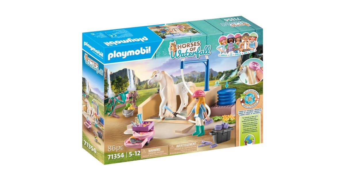 PLAYMOBILHorses of Waterfall - Isabella en leeuwin speelset Constructiespeelgoed  (71354)