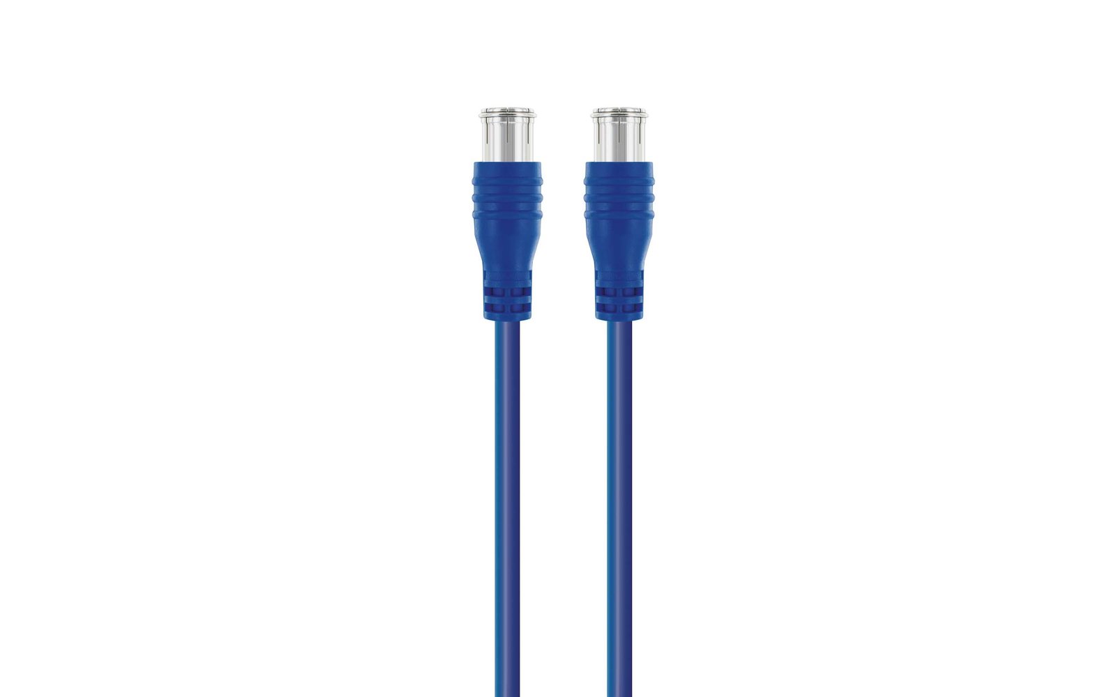 Schwaiger flexibles SAT Koaxialkabel mit F Quick Stecker 3 m