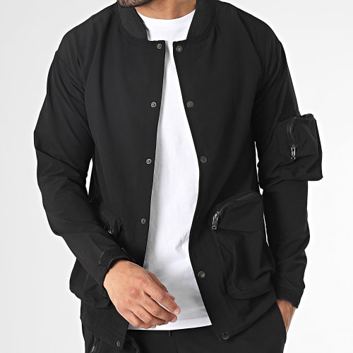 Ensemble Veste Et Pantalon Cargo Noir