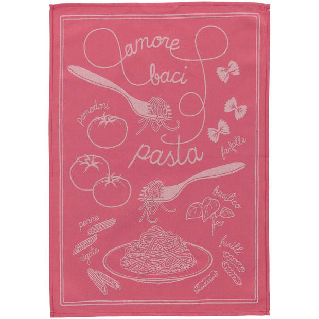 Blokker Theedoek Eten - Roze