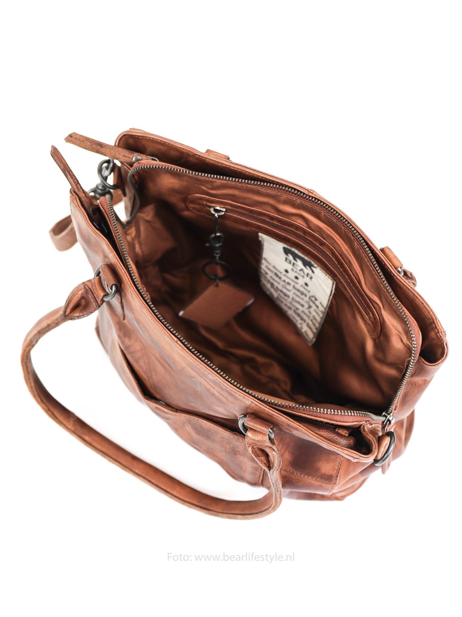Bear Design Callisto Pelle Hand/ Schoudertas Ankie Cognac CP1263