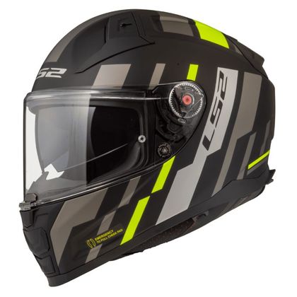 Casque LS2 FF811 - VECTOR II - TRON - Noir / Jaune