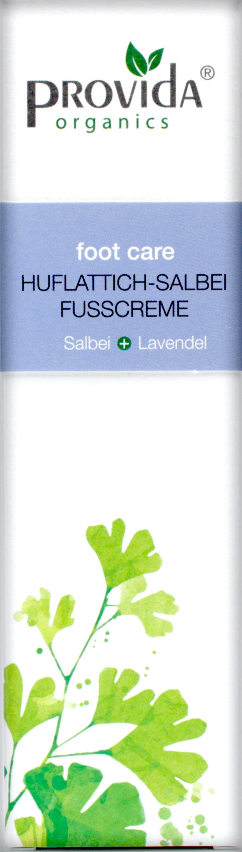provida organics  Huflattich Salbei Fußcreme, 50 ml