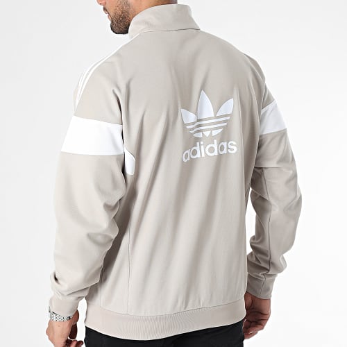 Veste Zippée A Bandes Cutline IM4516 Beige