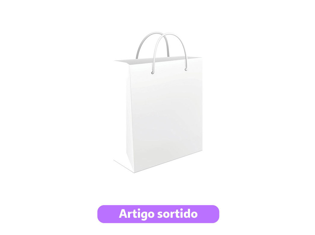 SACO PAPEL MITOS PEQUENO 18X22X8CM CORES SORTIDAS