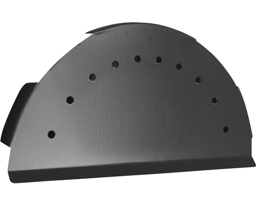 PRECIT eindkap voor nokafsluiting, antracietgrijs RAL 7016, 280 mm
