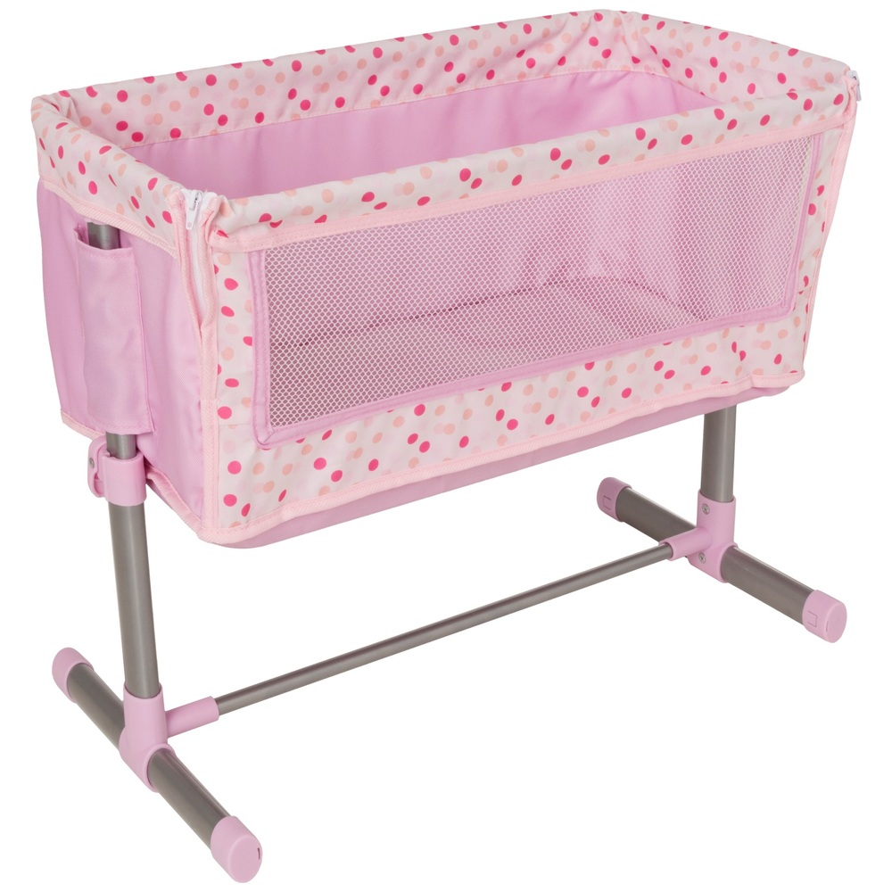 Dolls Beside Me Crib Spot Print