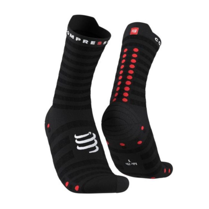 Compressport Unisex Strømper Pro Racing Socks v4.0 Ultralight Run High Sort