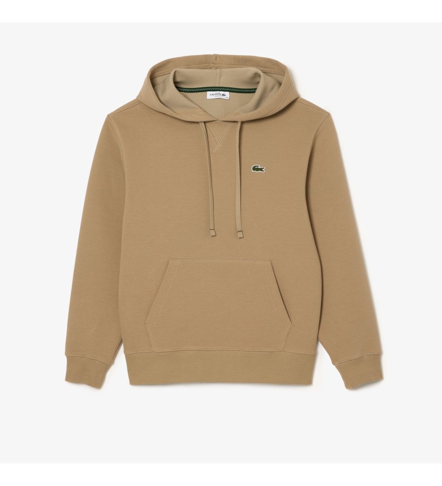 Moletom Lacoste Loose Fit com Capuz, Marrom