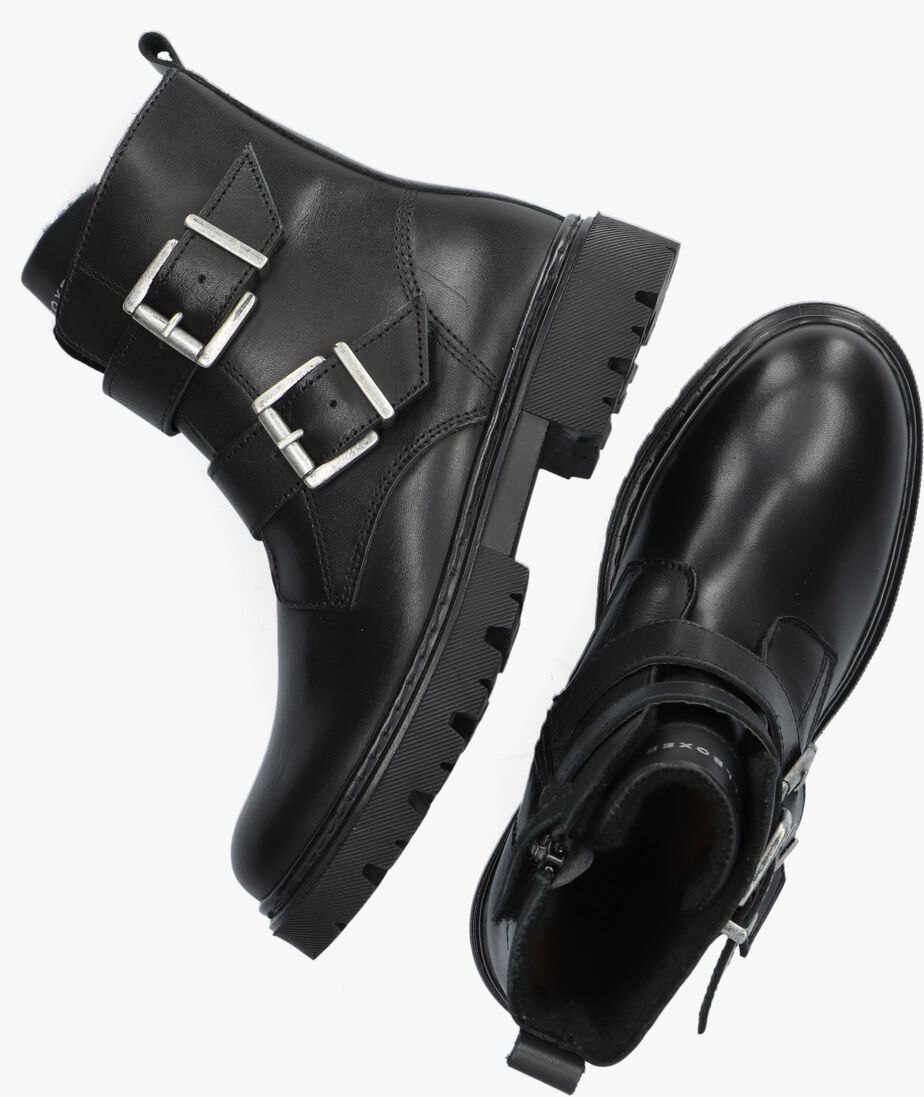 BULLBOXER zwarte bullboxer biker boots ajs501