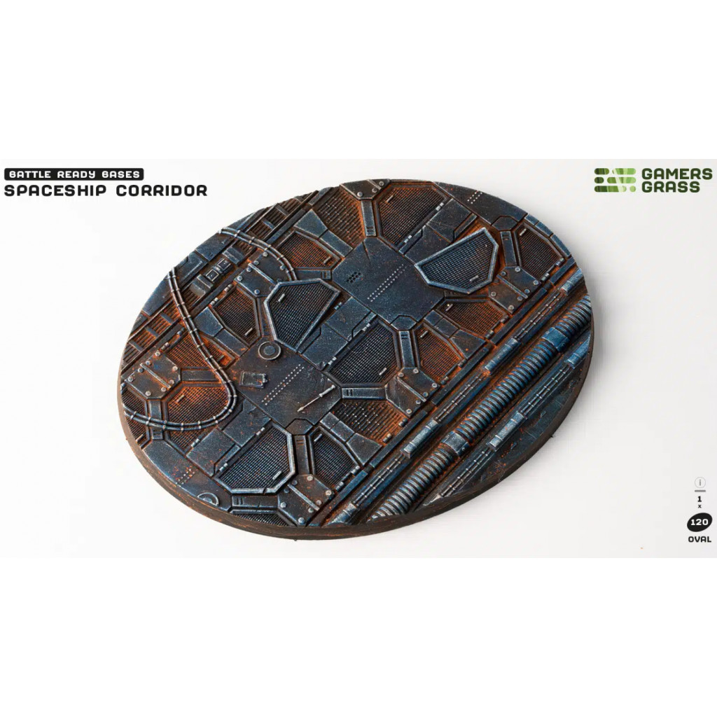 Spaceship Corridor Bases, Oval 120mm (x1)
