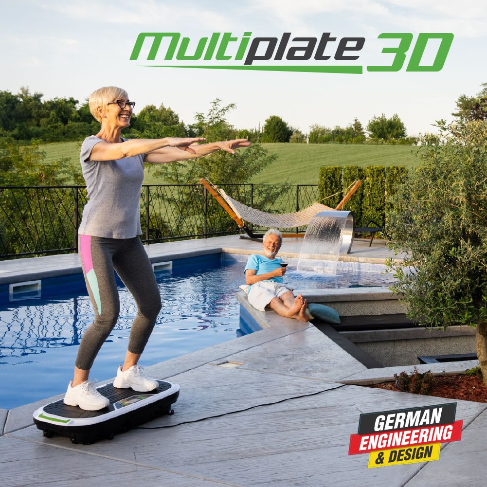 Donnerberg Vibrationsplatte Thera mit Sportsitz im Set