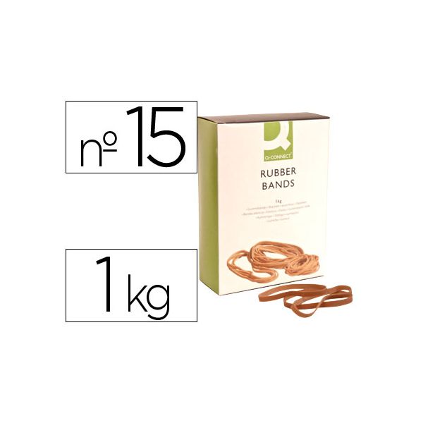 Q-Connect Pack Elásticos nº15 1000g - KF15184