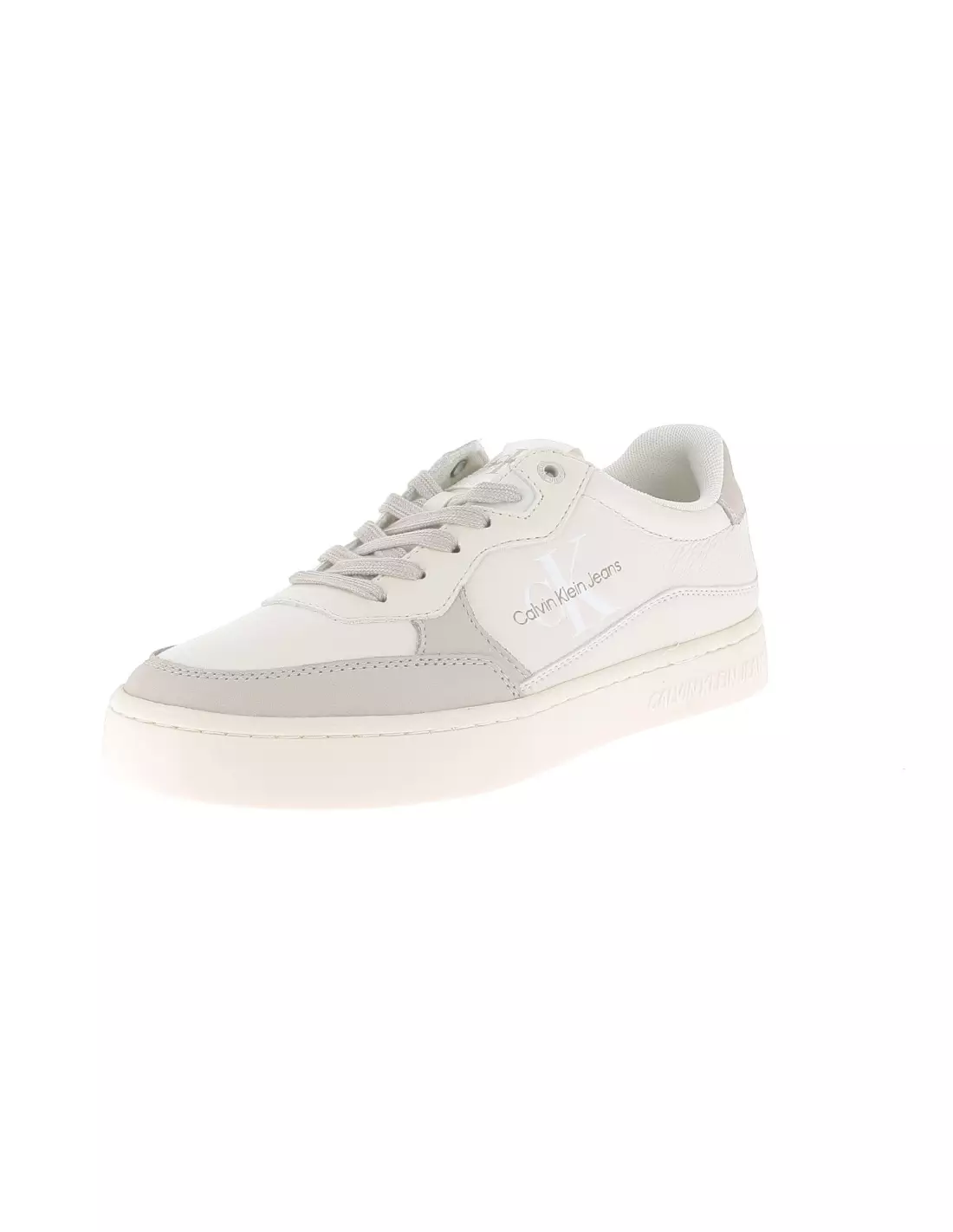 CALVIN KLEIN JEANS CLASSIC CUPSOLE LOW - Baskets 0GFCREAMYWHITEEGGSHELL