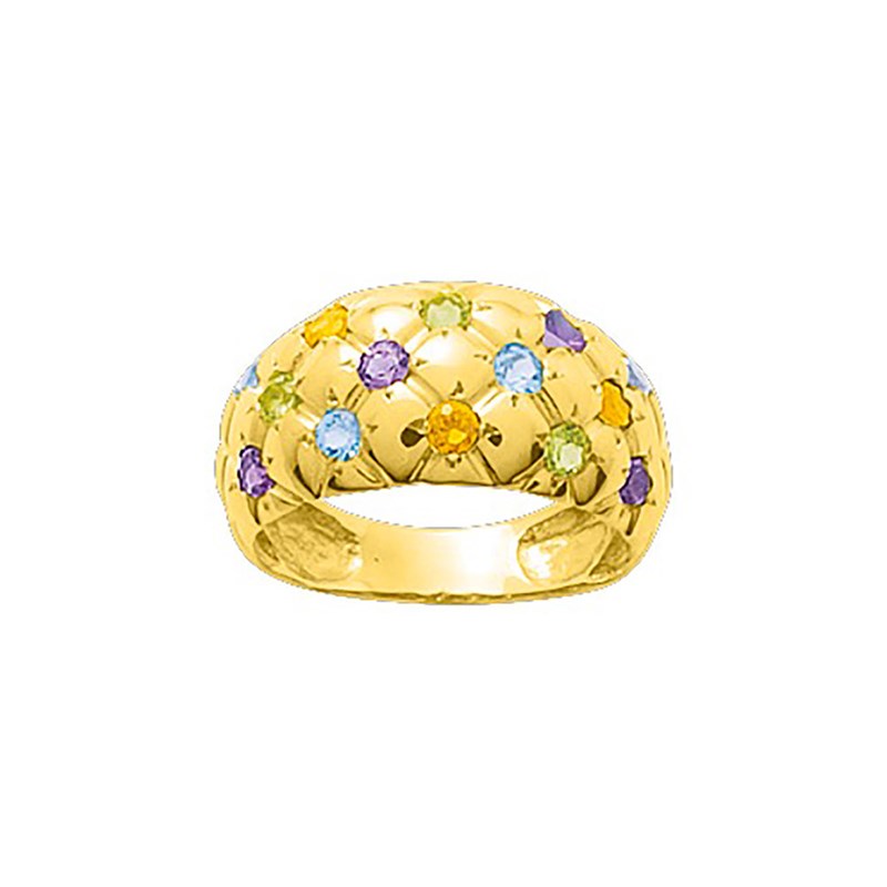 Bague Femme - pierres fines - Or 18 Carats