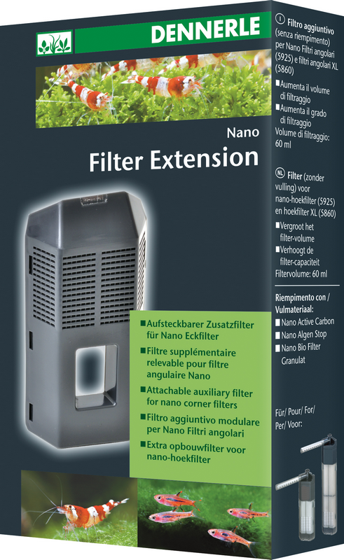 Dennerle Nano Filter Extension | Extra opbouwfilter voor hoekfilters