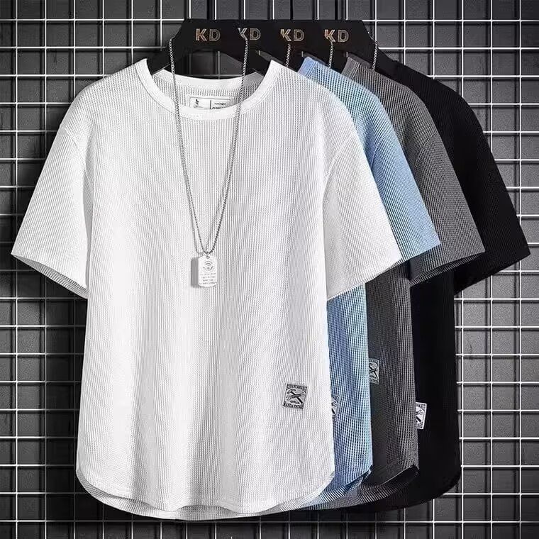 Blueforce - T-shirt met korte mouwen, ronde hals en applicatie