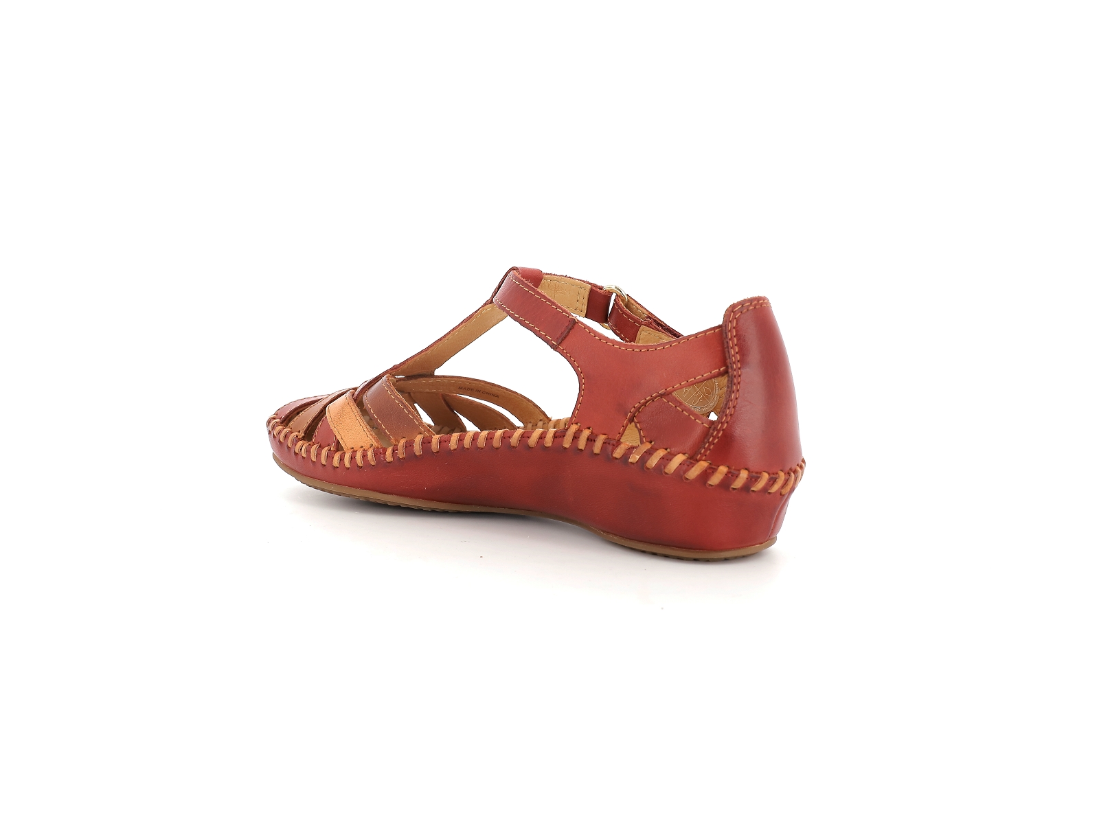Pikolinos-VALLARTA  655 0732C5 Cuir Multi Rouge