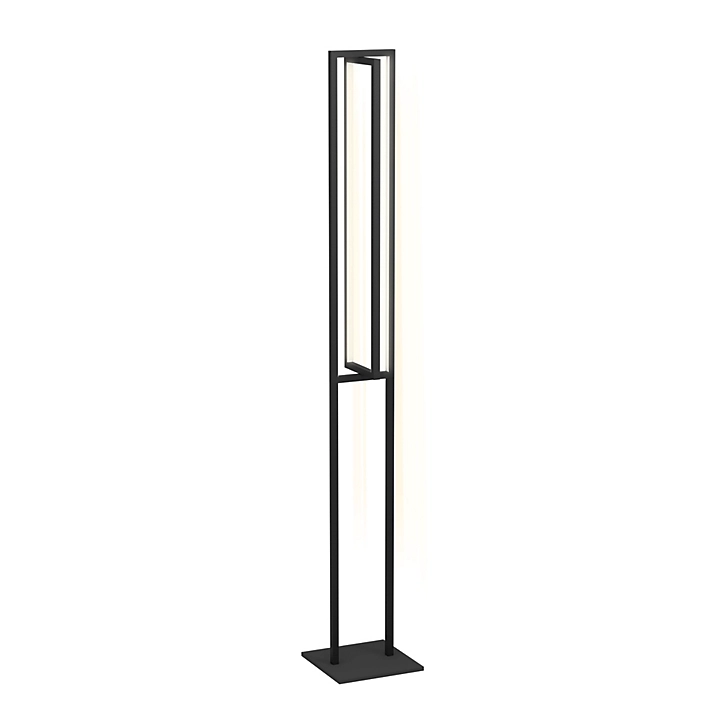 Lampe à poser LED intégrée Siberia IP20 34W L.20 x l.16 x H.133 cm Eglo noir dimmable