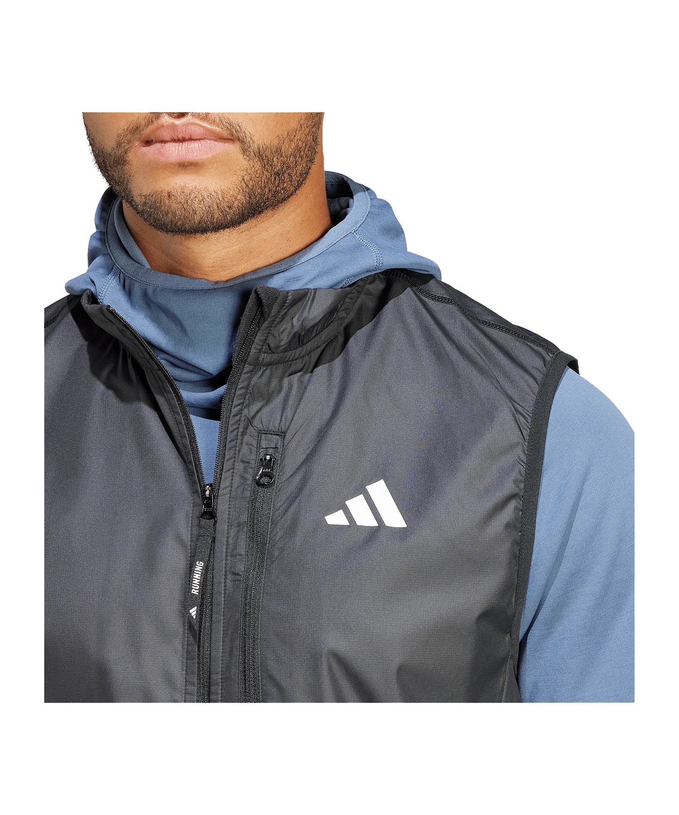 adidas Own The Run Weste Schwarz