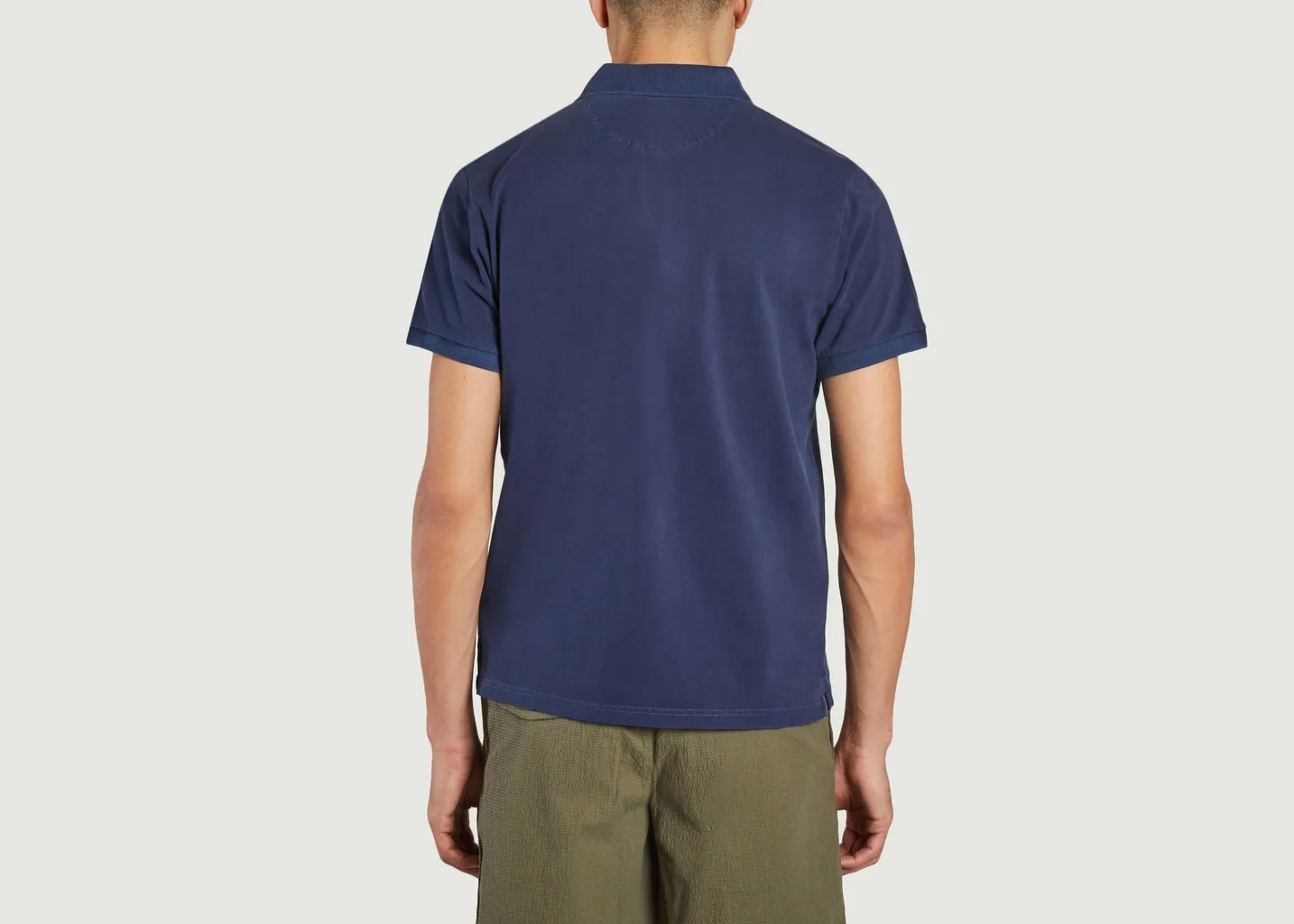 Polo en coton piqué Sunfaded Persian Blue Gant