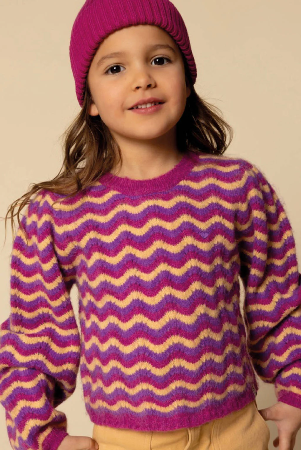 LOOXS little sweater roze