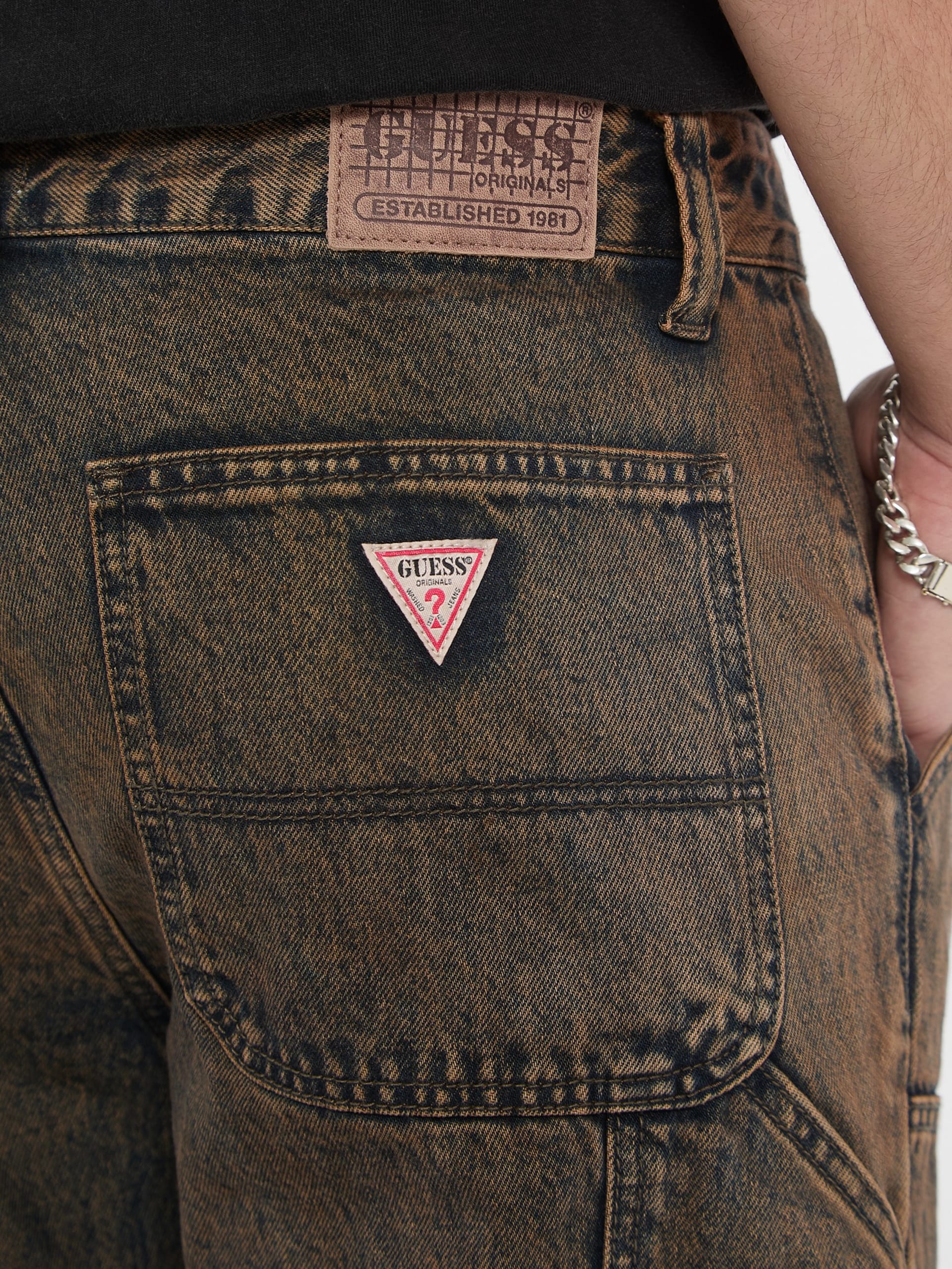 Calça jeans GUESS Originals Panel Carpenter