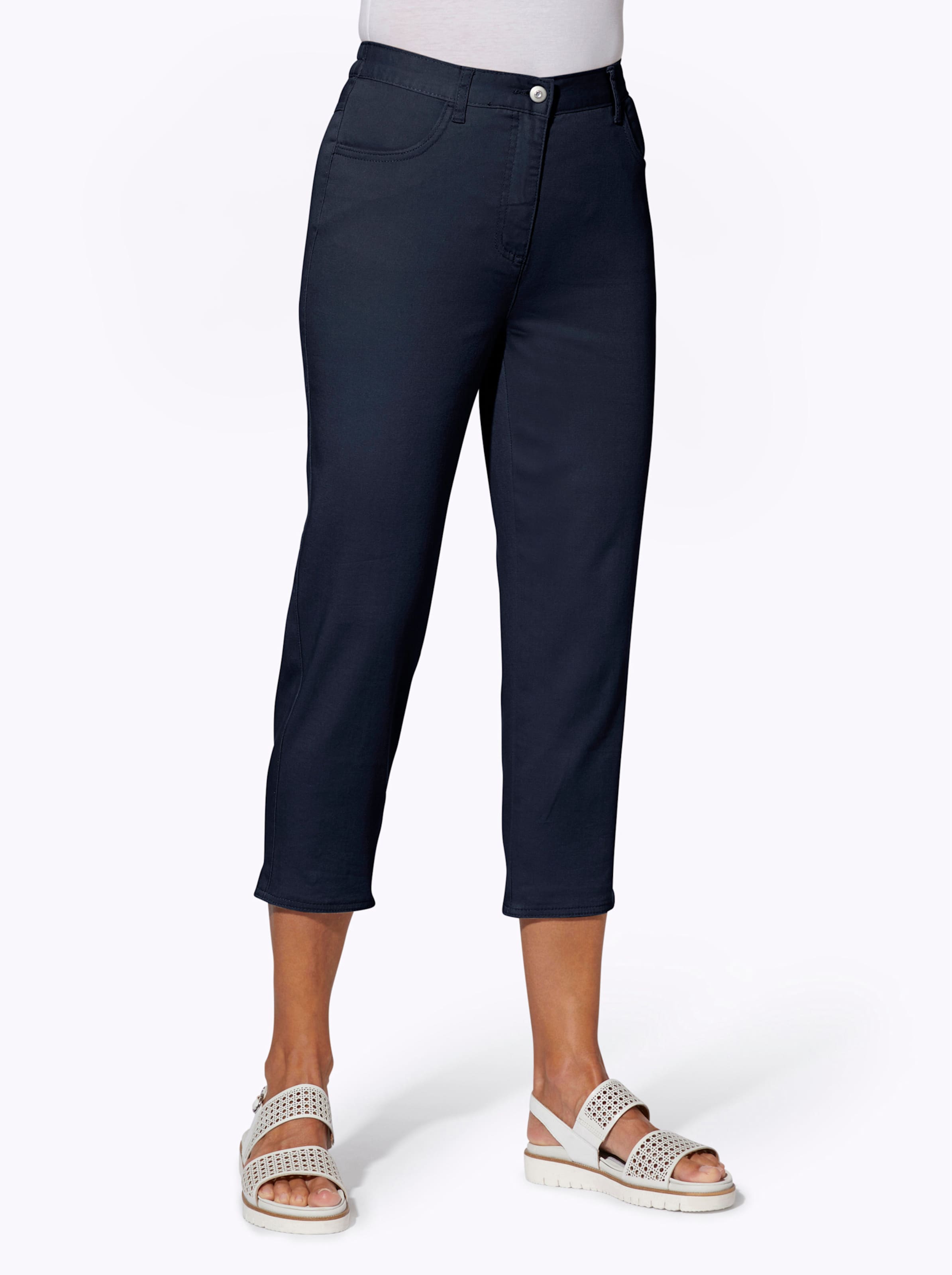 7/8-Jeans in marine